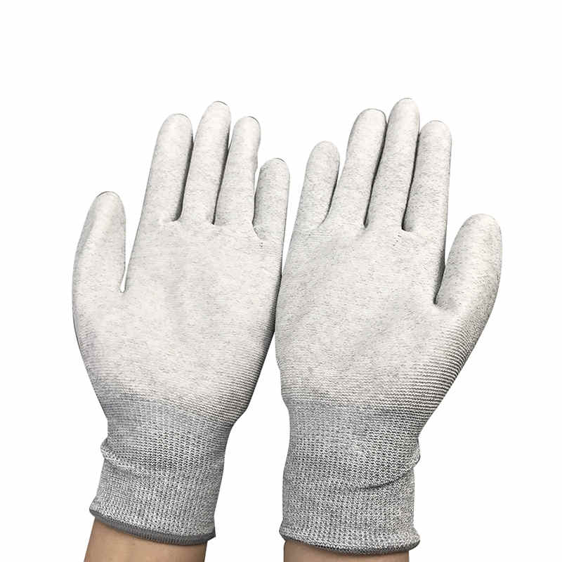 Nylonowa rękawiczka z włókna węglowego ESD