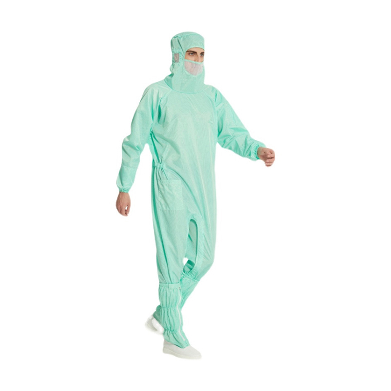 Anty -statyczny garnitur żab z kapturem