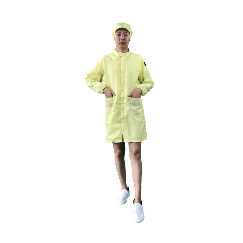 ESD SMOCK STANDUP CLARAR