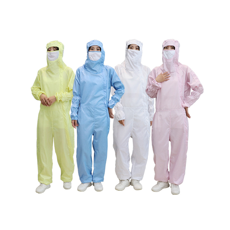 Anty statyczne pochylone otwarte kombinezon z kapturem