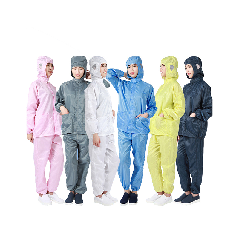 Kurtka ESD z czapką i spodniami ESD