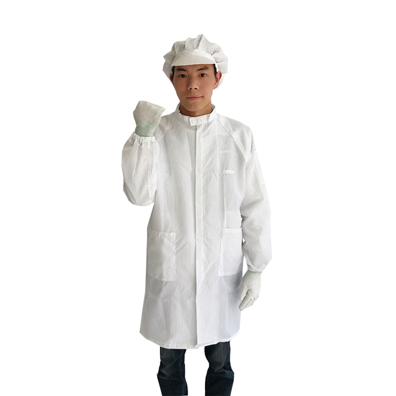 ESD SMOCK STANDUP CLARAR